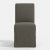 Cloth & Company Stoffer Home x Cloth & Company Lindy Slipcover Dining Chair in Texture Linen Charcoal For Sale - Image 4 of 6