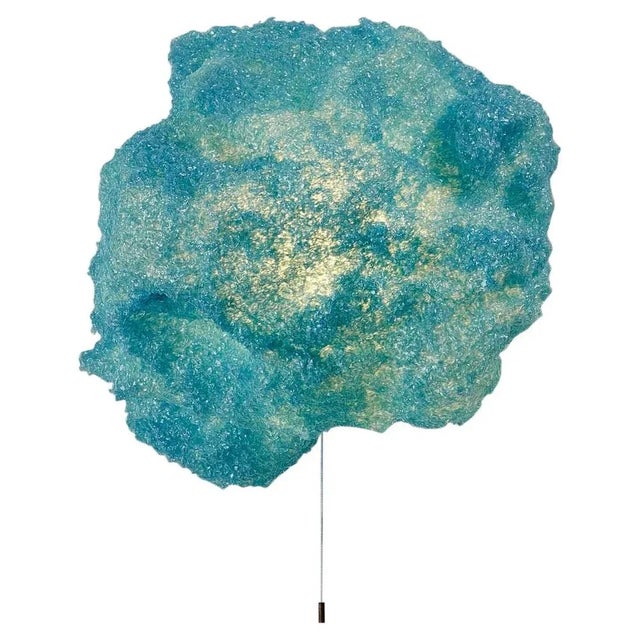Blue Storm Wall Light in Copper by Johannes Hemann For Sale - Image 6 of 6