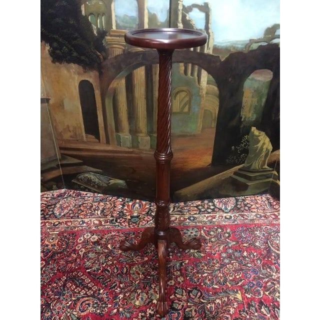 English Vintage Plant Stand, Pedestal For Sale - Image 3 of 5