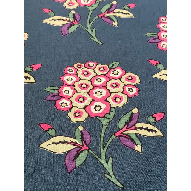 Tulu Textiles Inez Fabric 2 3/8 Yards Cotton Linen Blend For Sale - Image 4 of 5