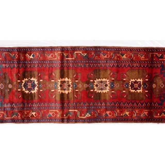 1970s Vintage Persian Hamadan Rug For Sale - Image 4 of 11