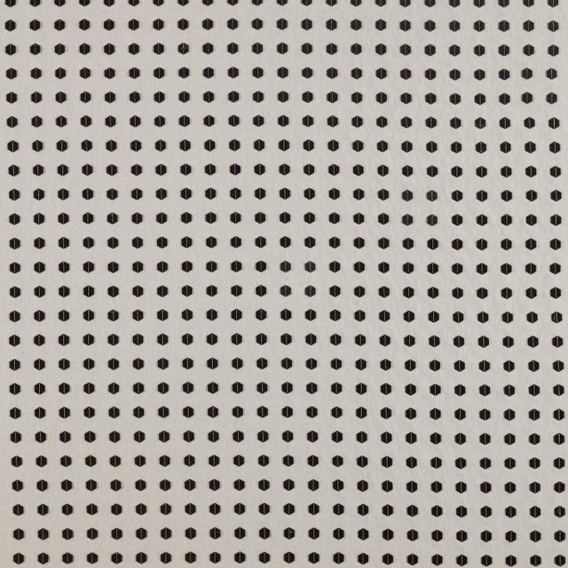 Harlequin Convex Fabric in Charcoal/Gold For Sale