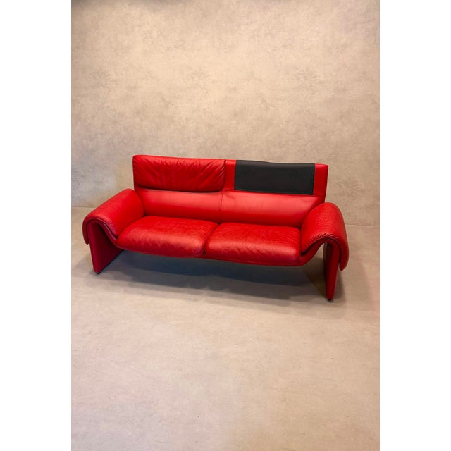 Vintage DS-2011 Leather Sofa from de Sede, 1980s For Sale - Image 10 of 14