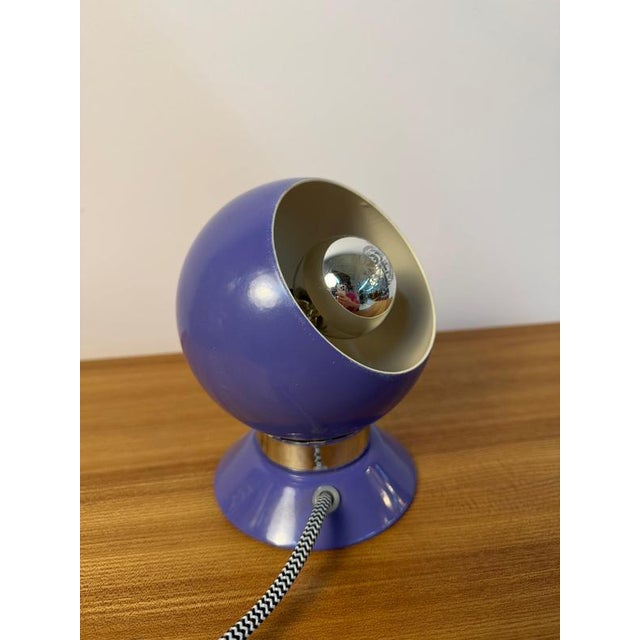 Purple Globe Lamp for Table by Abo Randers For Sale - Image 11 of 11