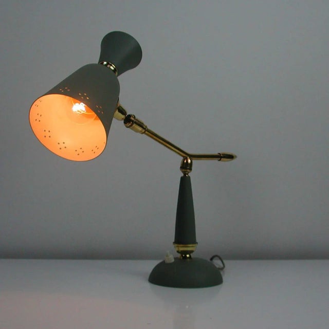 Mid-Century French Table Lamp, 1950s For Sale - Image 11 of 12