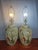 Mid-Century Oriental Ginger Jar Table Lamp Hand Painted Signed Set of 2 For Sale - Image 4 of 10