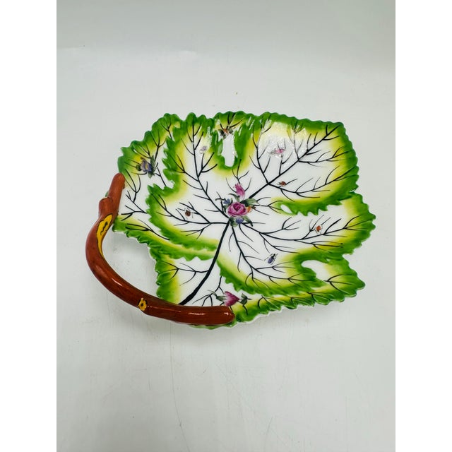 Chelsea House Leaf Design Decorative Plate For Sale In Charleston - Image 6 of 7