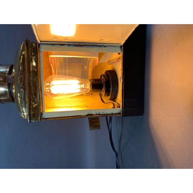 Solid Brass Port and Starboard Lanterns For Sale - Image 12 of 12