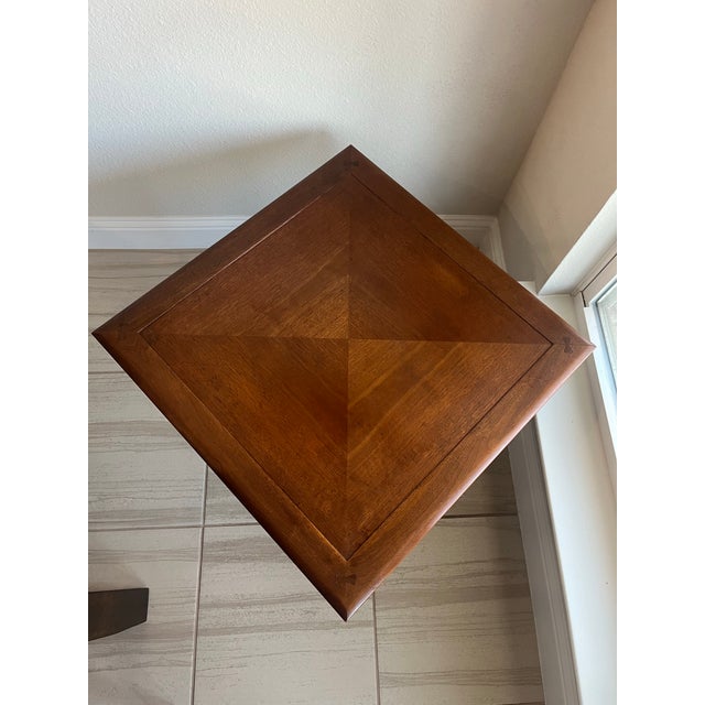 Midcentury Modern 1960’s Drexel Low Profile Square Walnut Occasional or Coffee Table For Sale In Dallas - Image 6 of 12