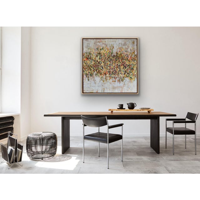 Framed Abstract Painting Titled Pixelvision by Pamela Harmon For Sale - Image 10 of 12