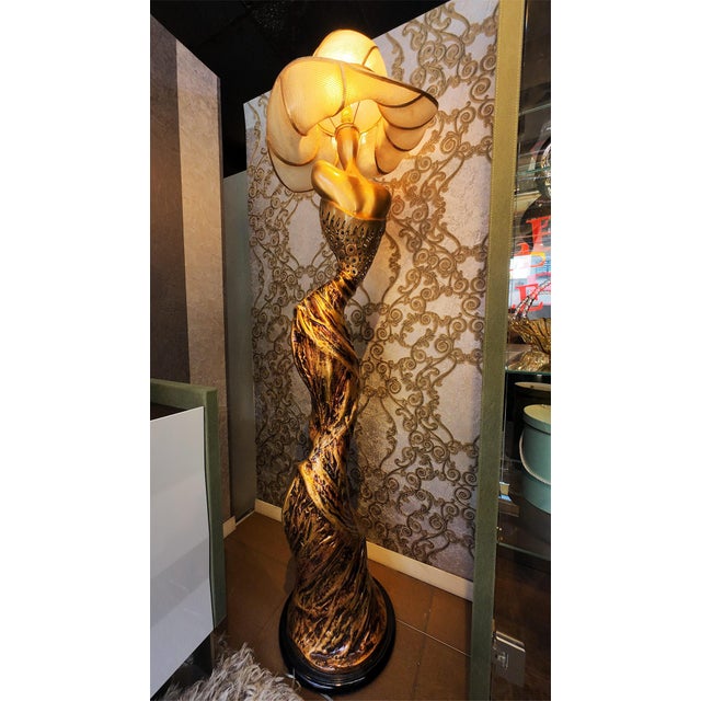 2000 - 2009 Artmax Woman in Hat Statement Floor Lamp For Sale - Image 5 of 10
