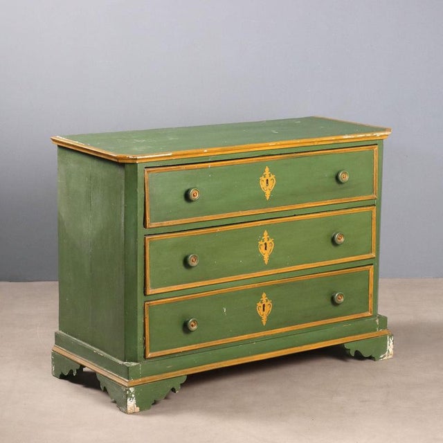 Fir Chest of Drawers with Enamel Finish For Sale - Image 10 of 10