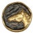 Antique Gilt Bronze Equestrian Vide Poche Paperweight Dish For Sale