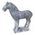 Chinoiserie Tang Horse Terra Cotta Statue For Sale