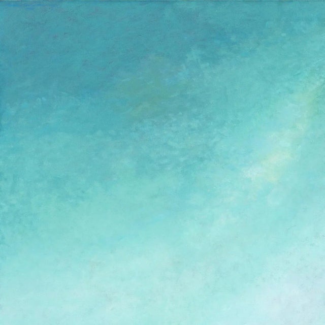 'Celestial Abstract' by Michael Bradley, 1986, Gump's, San Francisco Bay Area Abstraction, Sky, Clouds For Sale In Monterey, CA - Image 6 of 9