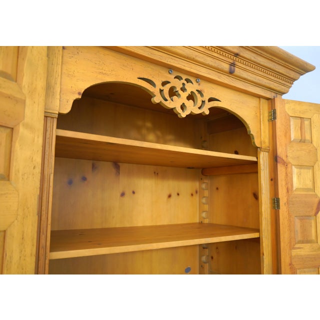 Wood Baker Milling Road English Country Pine Linen Cabinet For Sale - Image 7 of 18