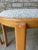 Pair of Mid 20th Century Danish Blonde Wood Stools With Upholstered Tops For Sale - Image 11 of 14