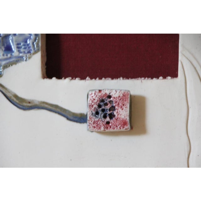 Textile Ceramic Wall Art by Passolunghi, 2000 For Sale - Image 7 of 18