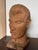 1960s Folk Art Americana Barbershop Carved Wood Bust of a Man For Sale - Image 11 of 12