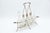 Metal Silver and Glass Cruet Set, Set of 6 For Sale - Image 7 of 7