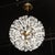 Mid-Century Brass & Crystal Sputnik Chandelier by Emil Stejnar for Rupert Nikoll For Sale - Image 14 of 18