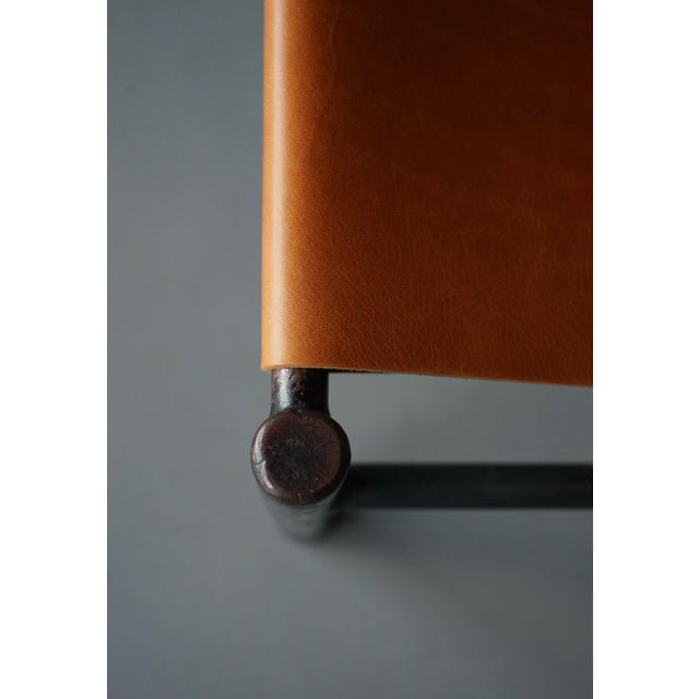 Lounge Chair in Metal and Leather from Wim den Boon, 1960s For Sale - Image 16 of 18