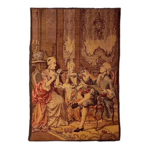 Antique French Tapestry Wall Hanging