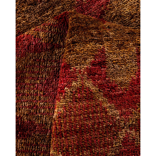 Textile Modern, One-of-a-Kind Hand-Knotted Area Rug - Brown, 8' 0" x 9' 10" For Sale - Image 7 of 8