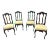 1920s French Louis XV Style Oak Dining Chairs- Set of 4 For Sale