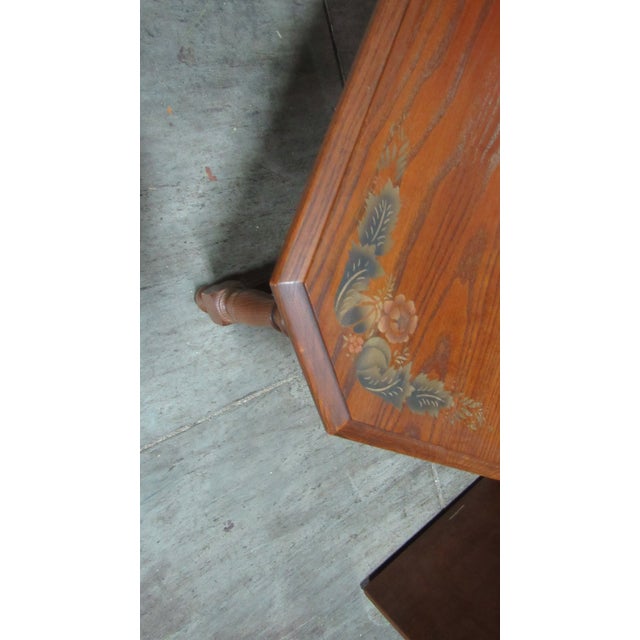 Hitchcock Rare Hitchcock Oak Coffee Table Farmhouse Designer For Sale - Image 4 of 7