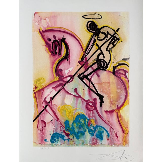 Salvador Dali, St. George, 1970, Lithograph For Sale - Image 9 of 9