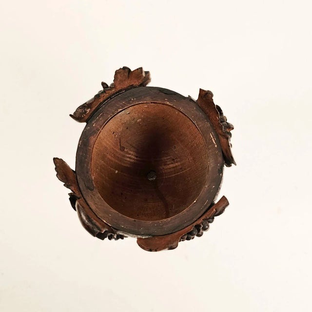 German or Swiss Carving of an Urn, 19th Century For Sale - Image 9 of 11