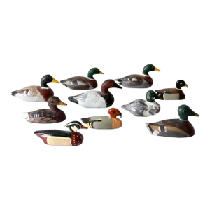 Vintage Hand Painted Cast Iron Duck Collection