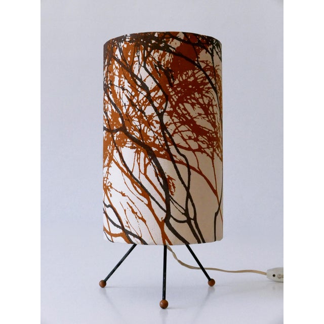 Metal Mid-Century Modern Bedside Table Lamp, Austria, 1950s For Sale - Image 7 of 18