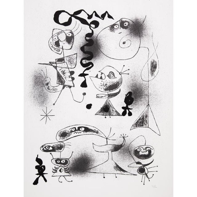 Joan Miro, Barcelona, The Party, Signed Silkscreen Print For Sale - Image 6 of 6