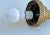 Light Pendant : Vintage Murano Style Very Large Oval Shaped Blown Glass Pendant With “Onyx” Glass Swirl Golden Coloration and Brass Fittings For Sale - Image 11 of 12