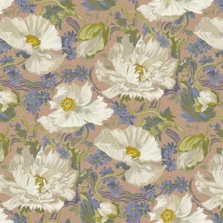 House of Hackney Papavera Wallpaper - Tourmaline For Sale