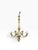 Antique Louis XVI Revival Carved Giltwood Six-Light Chandelier, Likely French, Circa 1900 For Sale - Image 4 of 12