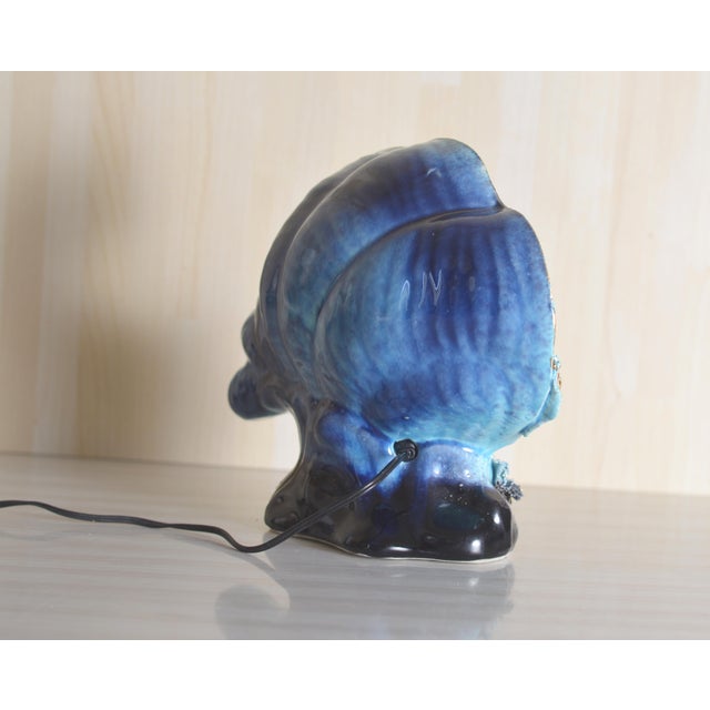 Vintage Kitsch Ceramic Lamp from Vallauris, France, 1960s For Sale - Image 4 of 11