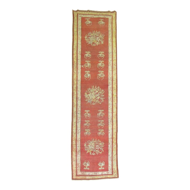 Antique Turkish Melas Runner - 3'6" x 12'9" For Sale