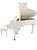 Steinway & Sons Model S Grand Piano With Player Capability and Piano Bench For Sale