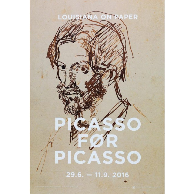 Autoportrait Poster after Pablo Picasso For Sale - Image 6 of 6