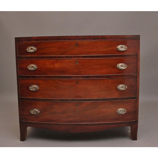 19th Century Mahogany Chest of Drawers, 1810 For Sale - Image 9 of 10