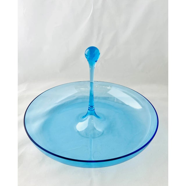 Vintage “Blobism” Covered Acrylic Snack Tray For Sale In San Francisco - Image 6 of 7