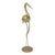 Large Hollywood Regency Brass Crane Bird, 1970s For Sale - Image 10 of 16