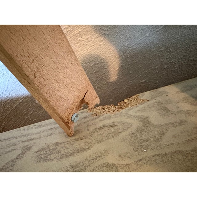 Sideboard with Mirror and Bedside Table and Stool, Set of 5 For Sale - Image 5 of 7