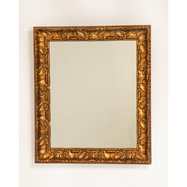 19th Century 19th Century France Gold Wood Mirror For Sale - Image 5 of 10