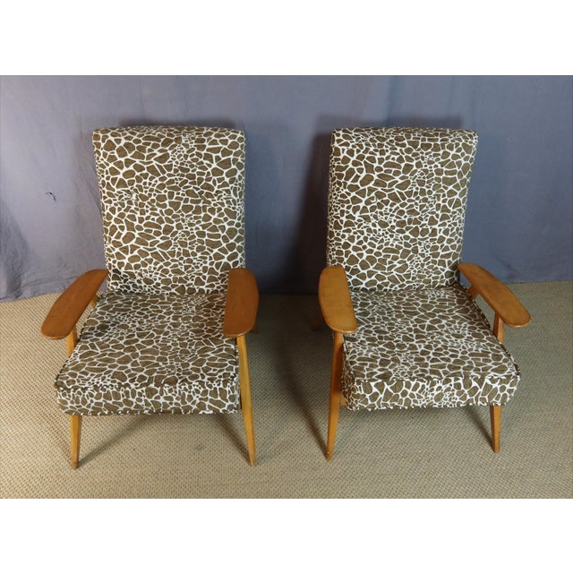 Lounge Chairs by Pierre Guariche for Steiner, 1950s, Set of 2 For Sale - Image 4 of 13