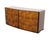 HICKORY WHITE Briar Collection Burled Walnut Contemporary Modern / Art Deco 61" Double Dresser 35531-35 29" High 61.5"...