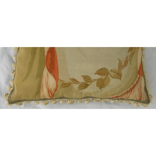 Circa 1860 Antique French Aubusson Pillow For Sale In Los Angeles - Image 6 of 9